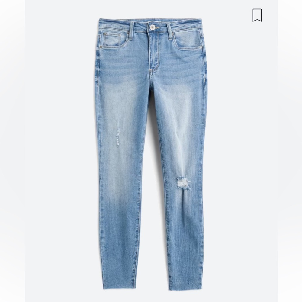 STS BLUE
Ellie High Rise Ankle Skinny Jean with Raw Hem